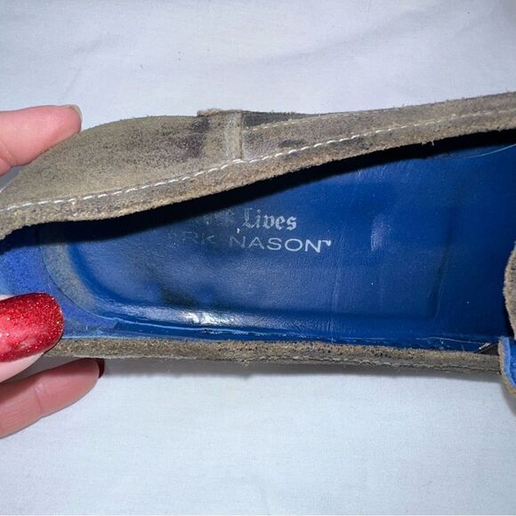 VTG Mark Nason Rock Never Dies Mens Brown Dragon Leather Shoes Sz 8.5